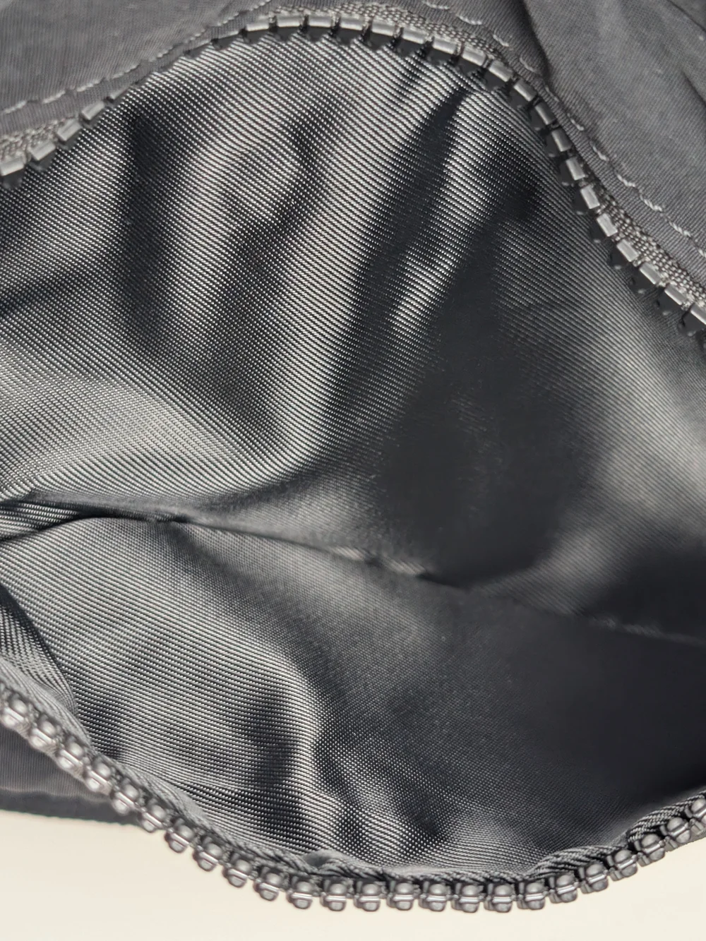 NWT Westbronco Black Quilted Nylon Crescent Shoulder Bag Crossbody Hobo